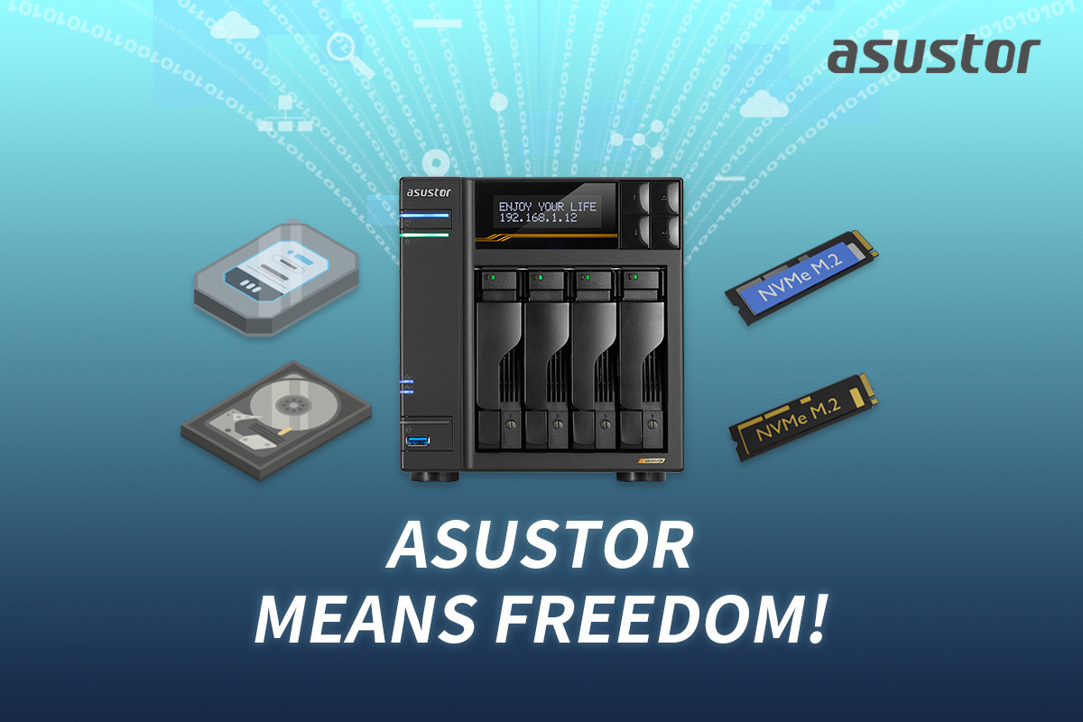 ASUSTOR Means Freedom bed9f