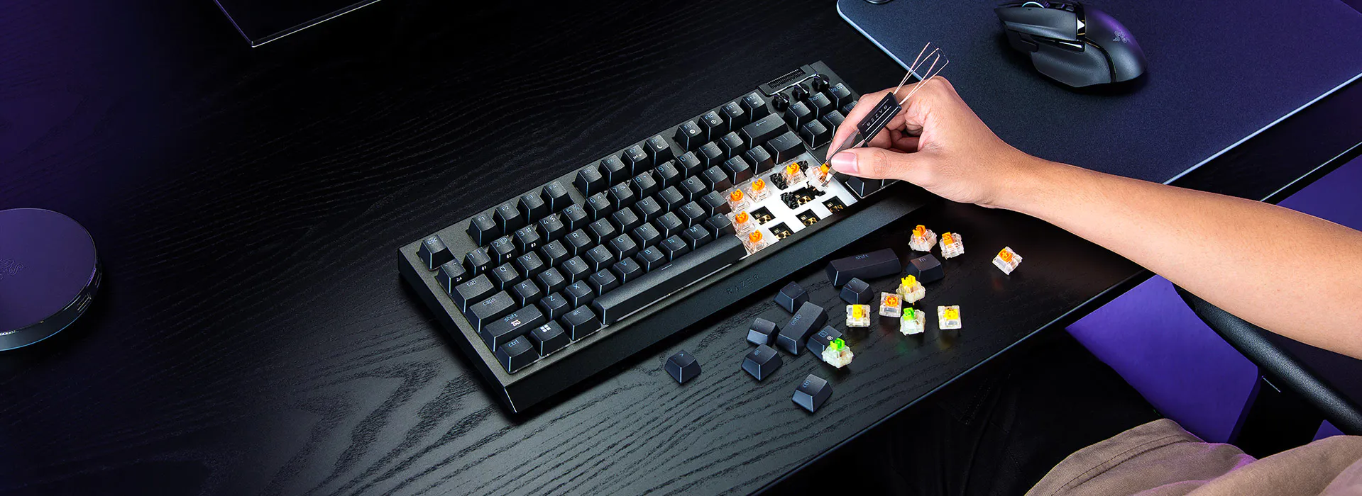 blackwidow v4 tenkeyless hyperspeed d18ca
